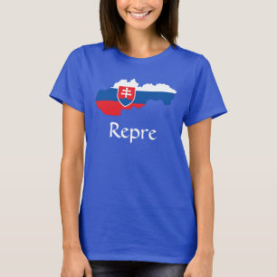 Flag-Karte für den Repre-T - Shirt in der Slowakei