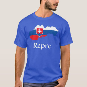 Flag-Karte für den Repre-T - Shirt in der Slowakei