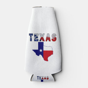 Flag-Karte mit Texas Flaschenkühler