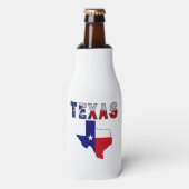 Flag-Karte mit Texas Flaschenkühler (Flaschenvorderseite)