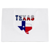 Flag-Karte mit Texas Große Geschenktüte (Vorderseite)