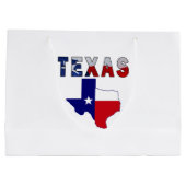 Flag-Karte mit Texas Große Geschenktüte (Rückseite)