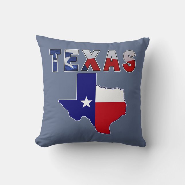 Flag-Karte mit Texas Kissen (Vorderseite)