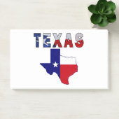 Flag-Karte mit Texas Post-it Klebezettel (Büro)