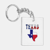Flag-Karte mit Texas Schlüsselanhänger (Vorderseite links)