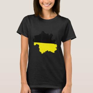 Flag Karte München Stadt Deutschland T-Shirt