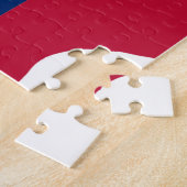 Flag-Karte von Texas Puzzle (Seite)