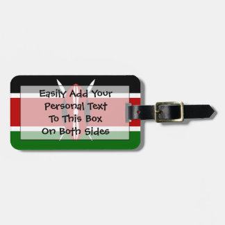 Flag Kenya Easy ID Personal Gepäckanhänger