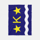 Flag Kinshasa, Kongo Fleece Blanket (Vorderseite)
