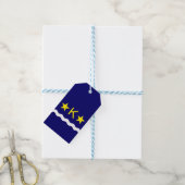 Flag Kinshasa, Kongo-Gift-Tags Geschenkanhänger (Mit Garn)