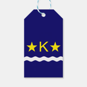 Flag Kinshasa, Kongo-Gift-Tags Geschenkanhänger