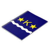 Flag Kinshasa, Kongo-Notebook Notizblock (Linke Seite)