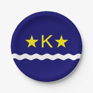 Flag Kinshasa, Kongo Paper Teller