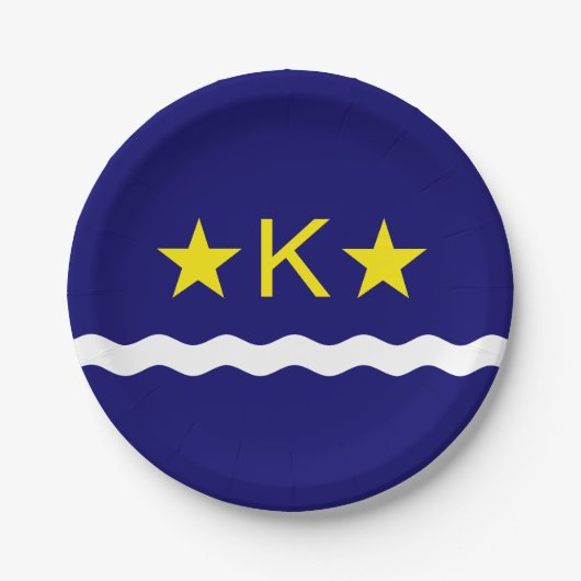 Flag Kinshasa, Kongo Paper Teller (Vorderseite)