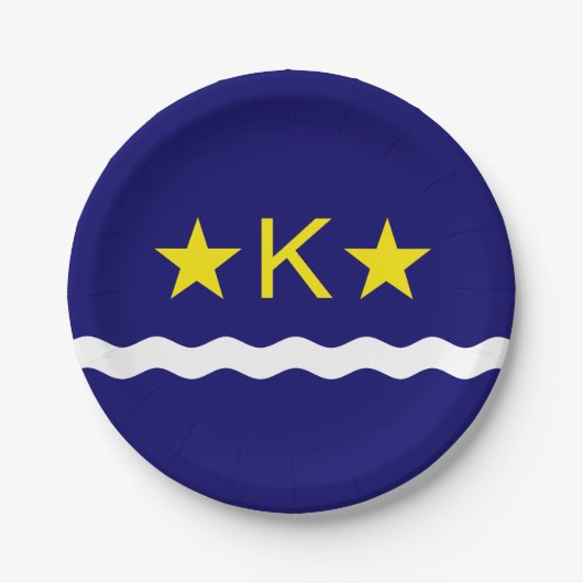 Flag Kinshasa, Kongo Paper Teller (Vorderseite)