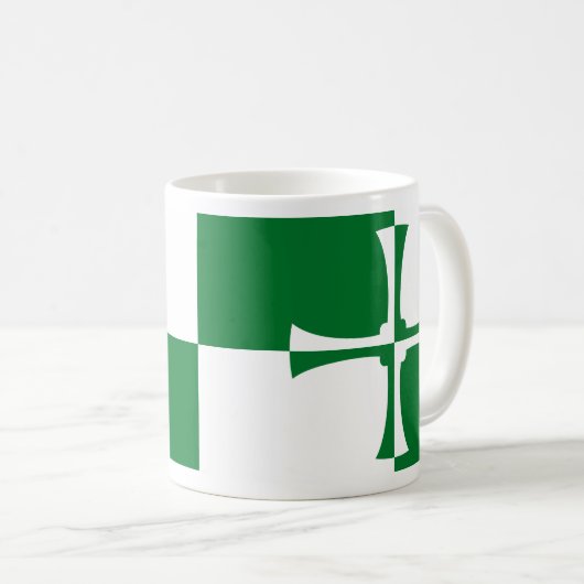 Flag Kirkcudbright Coffee Tasse (VorderseiteRechts)