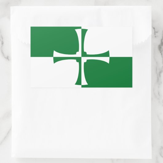 Flag Kirkcudbright/r rechteckige Aufkleber (Tasche)