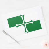 Flag Kirkcudbright/r rechteckige Aufkleber (Umschlag)