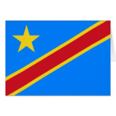 Flag Kongo Kinshasa (Vorderseite (Horizontal))