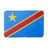 Flag Kongo Kinshasa Badematte (Vorderseite)