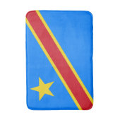 Flag Kongo Kinshasa Badematte (Vorderseite Vertikal)