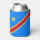 Flag Kongo Kinshasa Dosenkühler (Kanne Vorderseite)