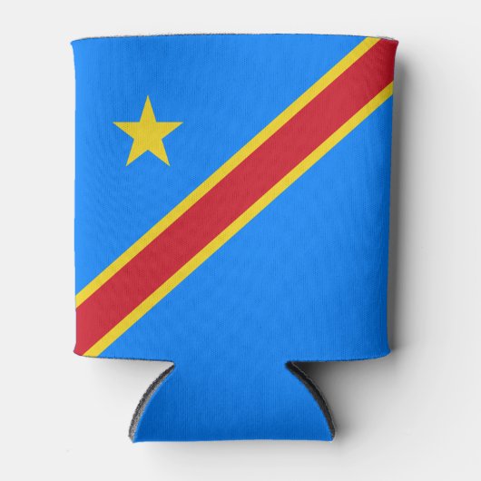 Flag Kongo Kinshasa Dosenkühler (Vorderseite)