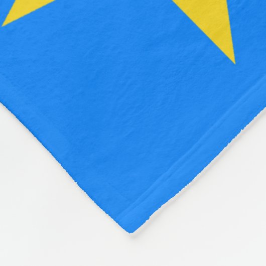 Flag Kongo Kinshasa Fleecedecke (Ecke)