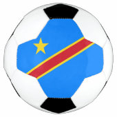Flag Kongo Kinshasa Fußball (Vorderseite)