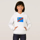 Flag Kongo Kinshasa Hoodie (Vorne ganz)