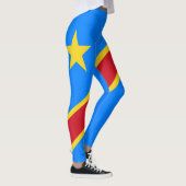 Flag Kongo Kinshasa Leggings (Rechts)