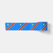 Flag Kongo Kinshasa Satinband (Vorderseite)