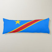 Flag Kongo Kinshasa Seitenschläferkissen (Vorderseite)