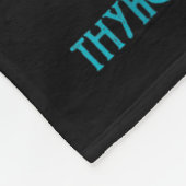 Flag "Krebsbewusstsein Blauer Rosa Aquamarine Schl Fleecedecke (Ecke)