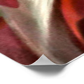 Flag Lady 4. Juli Vintage Patriotische Kunst Poster (Ecke)