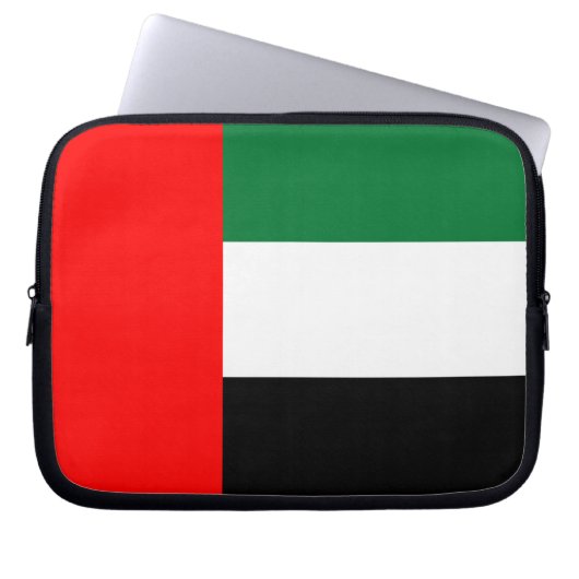 Flag Laptop Sleeve in den Vereinigten Arabischen E (Vorderseite)