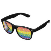 Flag "LGBTQ Intersex Inclusive Progress Pride" Partybrille (Schrägansicht)