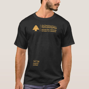 Flag "Libanon Pass LEBANON" T-Shirt