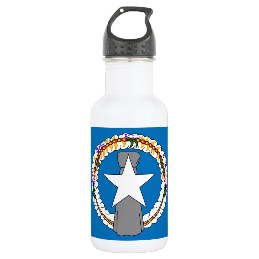 Flag Liberty Flasche der Nördlichen Marianen Trinkflasche (Vorderseite)