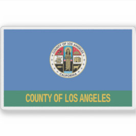 Flag Los Angeles Landkreis, Kalifornien Aufkleber