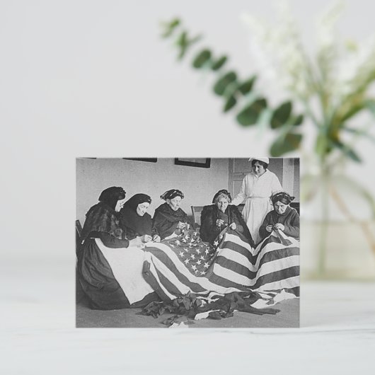 Flag machen postkarte (Stehend Vorderseite)