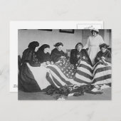 Flag machen postkarte (Vorne/Hinten)