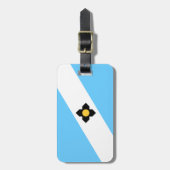 Flag Madison, Wisconsin Gepäckmarke Gepäckanhänger (Vorderseite vertikal)