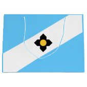 Flag Madison, Wisconsin große Geschenktasche Geschenktüte (Vorderseite)
