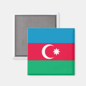 Flag Magnet Aserbaidschan (Vorderseite/Rückseite)