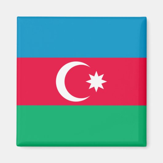Flag Magnet Aserbaidschan (Vorne)