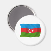 Flag Magnet Aserbaidschan (Vorderseite/Rückseite)