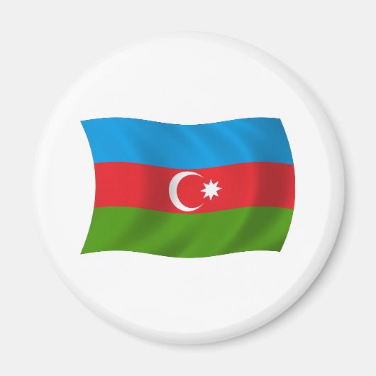 Flag Magnet Aserbaidschan (Vorne)