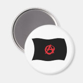 Flag Magnet der Anarchistenbewegung (Vorderseite/Rückseite)