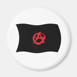 Flag Magnet der Anarchistenbewegung